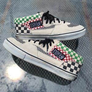 vans half cab checkered